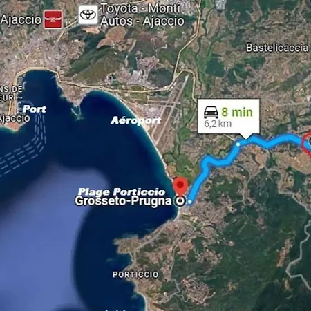 30 M2 Proche De Porticcio Et D'ajaccio Nyaraló Eccica-Suarella